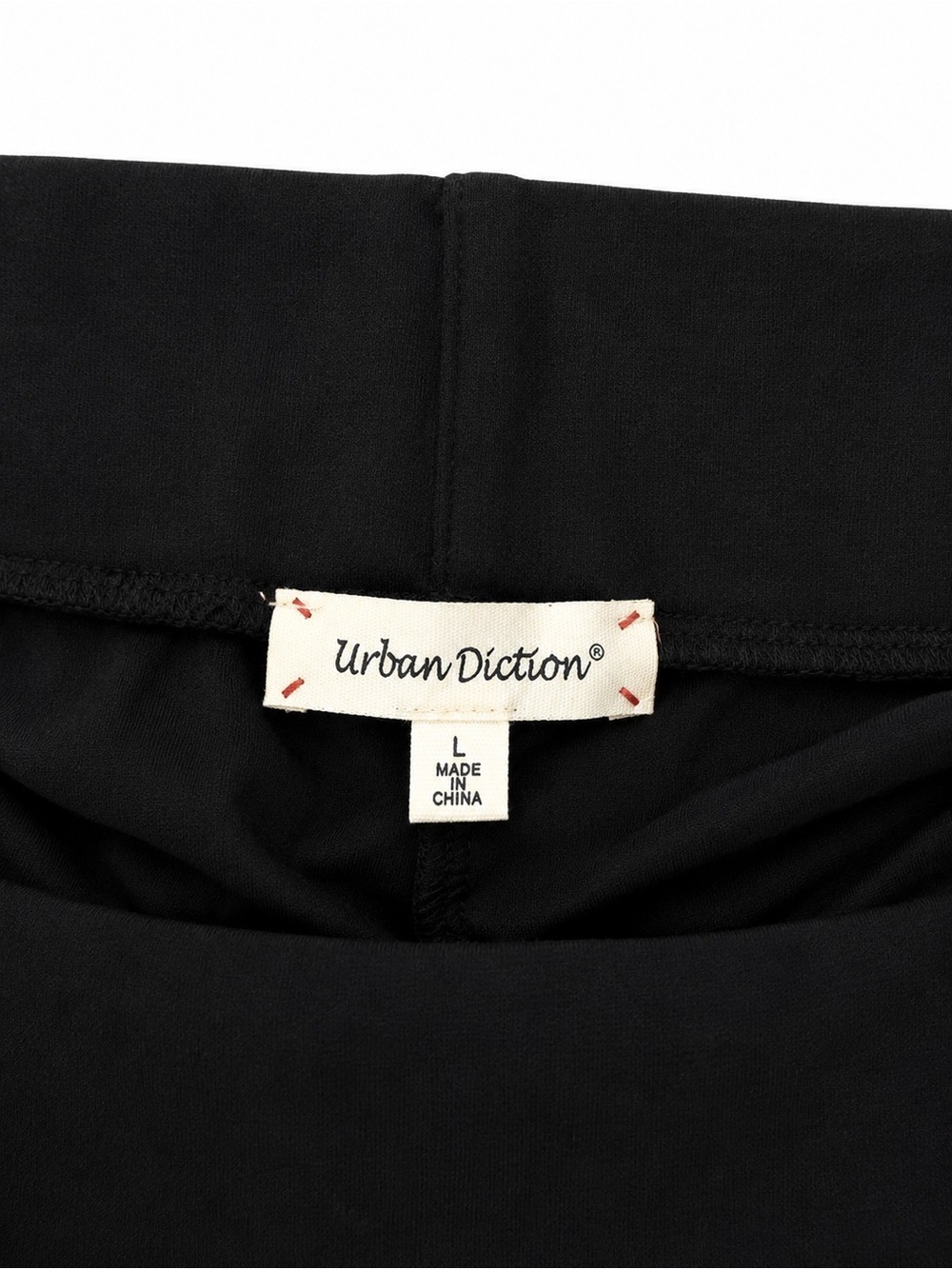 Urban Diction Black High-Waist Leggings - Women's Slim Fit NEW - Picture 4 of 6